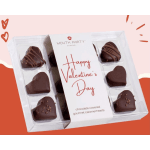 Mouth Party Chocolate Raspberry Caramel Hearts