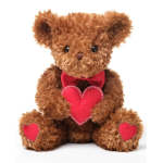 I Love You More Valentines Teddy Bear