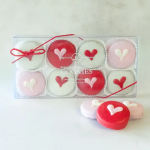 8pc Heart Chocolate Covered Oreos
