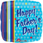 Father's Day Balloon - Blue Square
