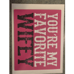 Favorite WIFEY Greeting Card