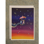 GREETING CARD.Umbrella.