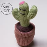 SALE 50% OFF- Knit Cactus Rattle
