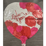 I Love You White Mylar