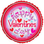 Valentine's Day Mylar Balloon