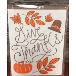 Greeting card- Give Thanks