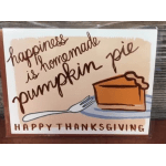Greeting Card- Thanksgiving Pumpkin Pie