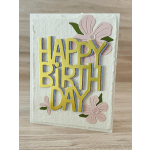 Handmade Flower Birthday Card