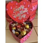 Assorted Lindt LINDOR Chocolates in Valentine's Day Box