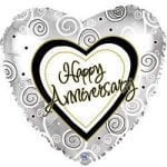 Happy Anniversary Mylar Balloon