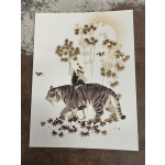 Blank Card-Gold Embossed