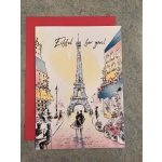 Eiffel for you.Valentine's Day card
