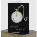 Pocket Watch Birthday Card