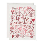 My Valentine Redcap Blank Card