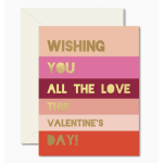 Valentines Colorblock Greeting Card