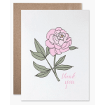 Thank You Peony Card