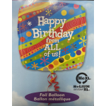 Birthday From All Of Us Balloon