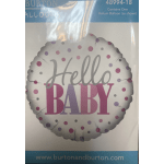 Baby Girl Hello Baby Balloon