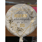 Encouragement She Believed She Could So She Did Balloon