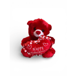 6" Red Valentines Bear