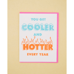 Cooler/Hotter Every Year Card
