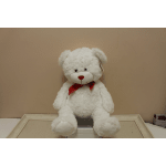 valentine's day white bear large