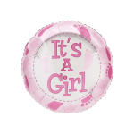 Balloon - It's A Girl! Mylar Balloon Assorted