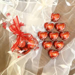 Nine Piece Lindt Lindor Truffle Heart Chocolates