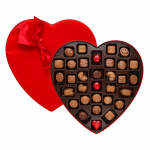 Gourmet heart shaped chocolates