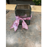 Mirror Tea Candle Holder (Pink)