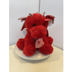 Plush Animal- Red Dragon w/ Heart