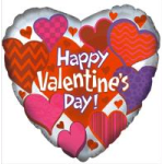 HAPPY VALENTINES DAY MYLAR BALLOON NEW-B30