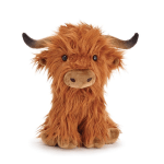 PLUSH LONG FUR HIGHLAND COW