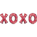 XOXO 34-Inch Letter Balloons – Perfect for Love & Celebration Decor
