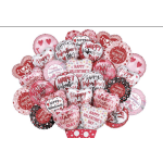 9" Mylar Assorted Valentine's Day Balloons