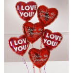 Valentines Day- I Love You Balloon Bouquet (6 ct)