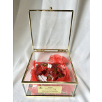 Eternal Flame Premium Gel Candle | Glass Box | Rose scented