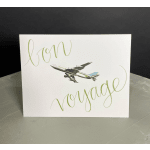 Watercolour Card - Bon Voyage