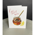 Watercolour Card - Get Well Soon