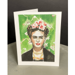 Watercolour Card - Frieda Kahlo