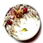 "Powdered Rose´" Botanical Floral Soy Candle 2 oz