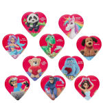 Chocolate Character Chocolate Heart Boxes, 1.6 oz.