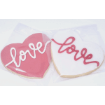Valentines Love Heart Icing Cookie