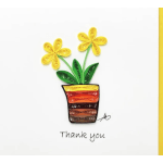 Iconic Quilling Thank You Card