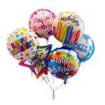 Happy Birthday Mylar Balloon Bouquet