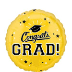 18" Congratulations Grad Mylar Balloon