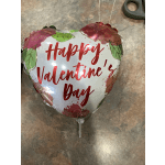 Water Color Flower Heart Balloon Add On