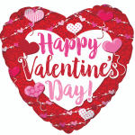 Happy Valentine’s Day Mylar Balloon