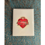"Heart with Roses" Card