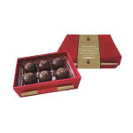 6 Piece Caramel & Sea Salt Collection Handmade Artisan Chocolate from Knipschildt Chocolatier